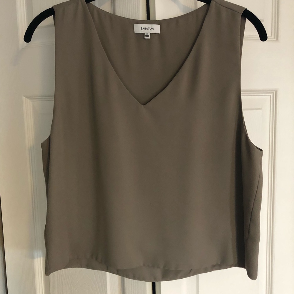 Aritzia - Babaton Sleeveless Silk Blouse, Medium